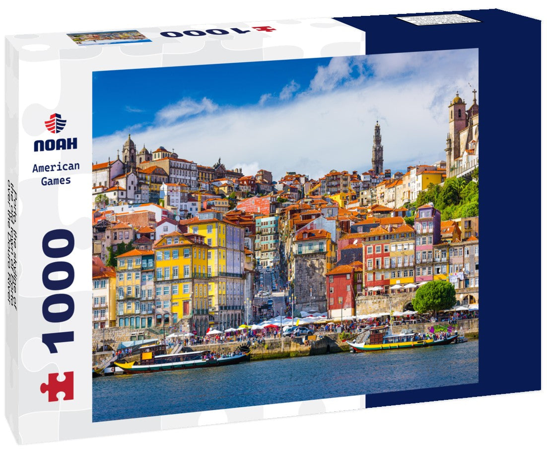 Noah Jigsaw Puzzle Porto, the skyline of the old town of Porto over the Douro River 1000 pieces
