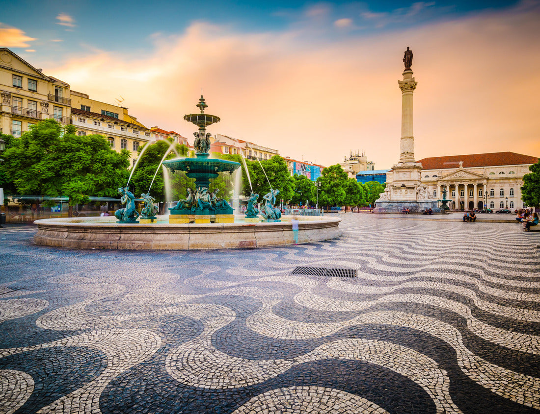 Noah Jigsaw Puzzle Lisbon, Portugal cityscape at Rossio Square 1000 pieces
