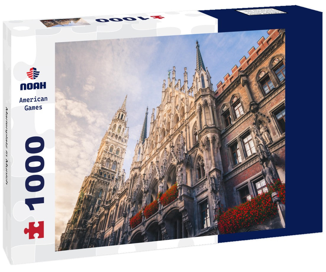 Noah Jigsaw Puzzle Marienplatz in Munich 1000 pieces