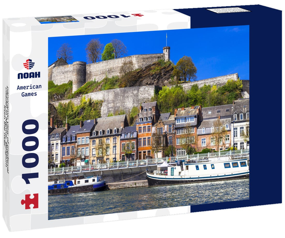 Noah Jigsaw Puzzle panoramic view of medieval citadel in Namur, Belgium from the river 1000 pieces
