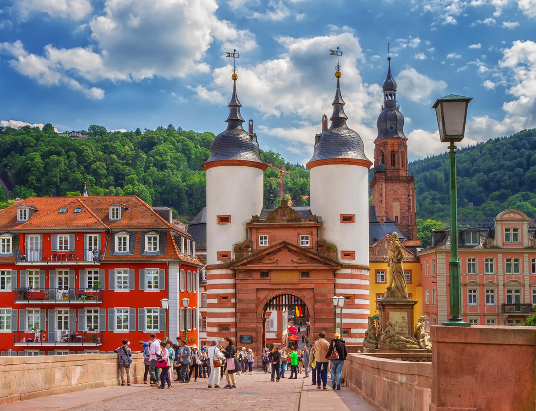 Noah Jigsaw Puzzle Famous Old Bridge Gate. Heidelberg, Germany 1000 pieces