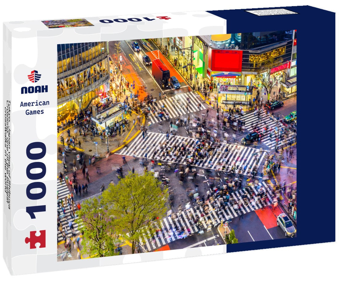 Noah Jigsaw Puzzle Tokyo, Japan view of Shibuya Crossing, one of the busiest crosswalks in the world 1000 pieces