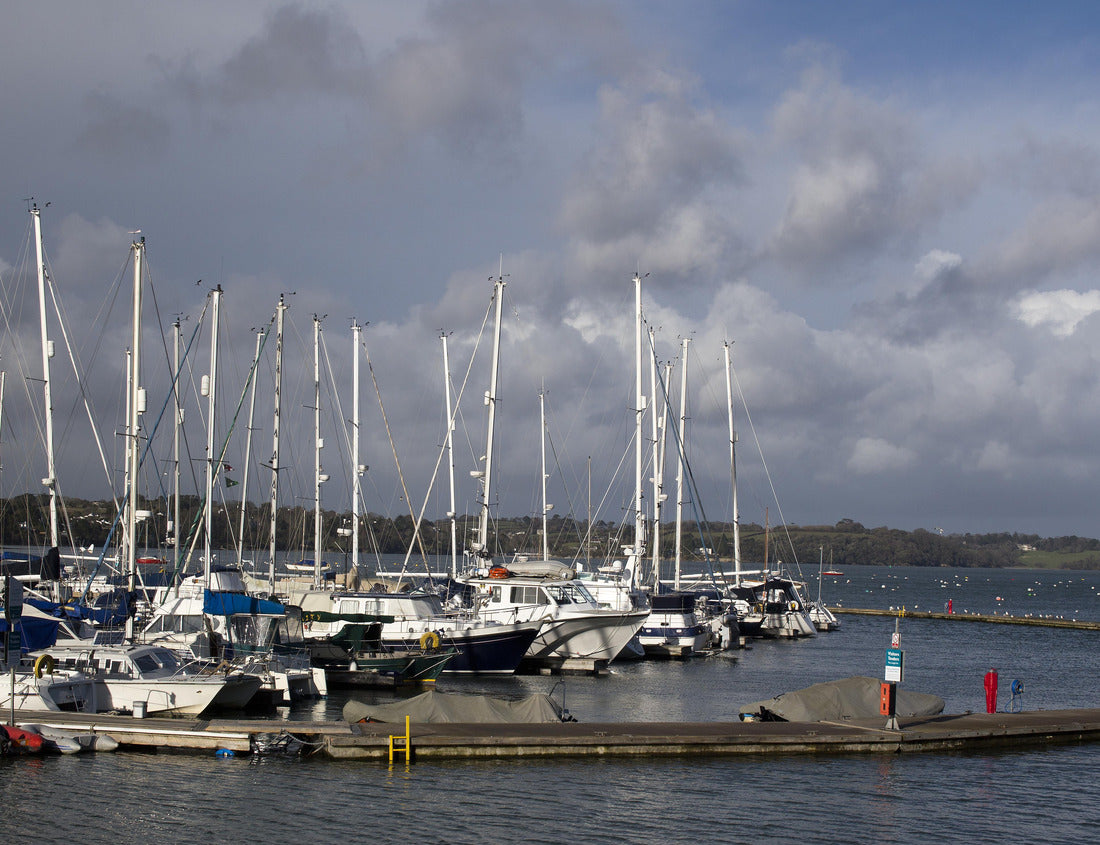 Noah Jigsaw Puzzle Marina, Mylor Churchtown, Carrick Roads, Cornwall, England, UK 1000 pieces