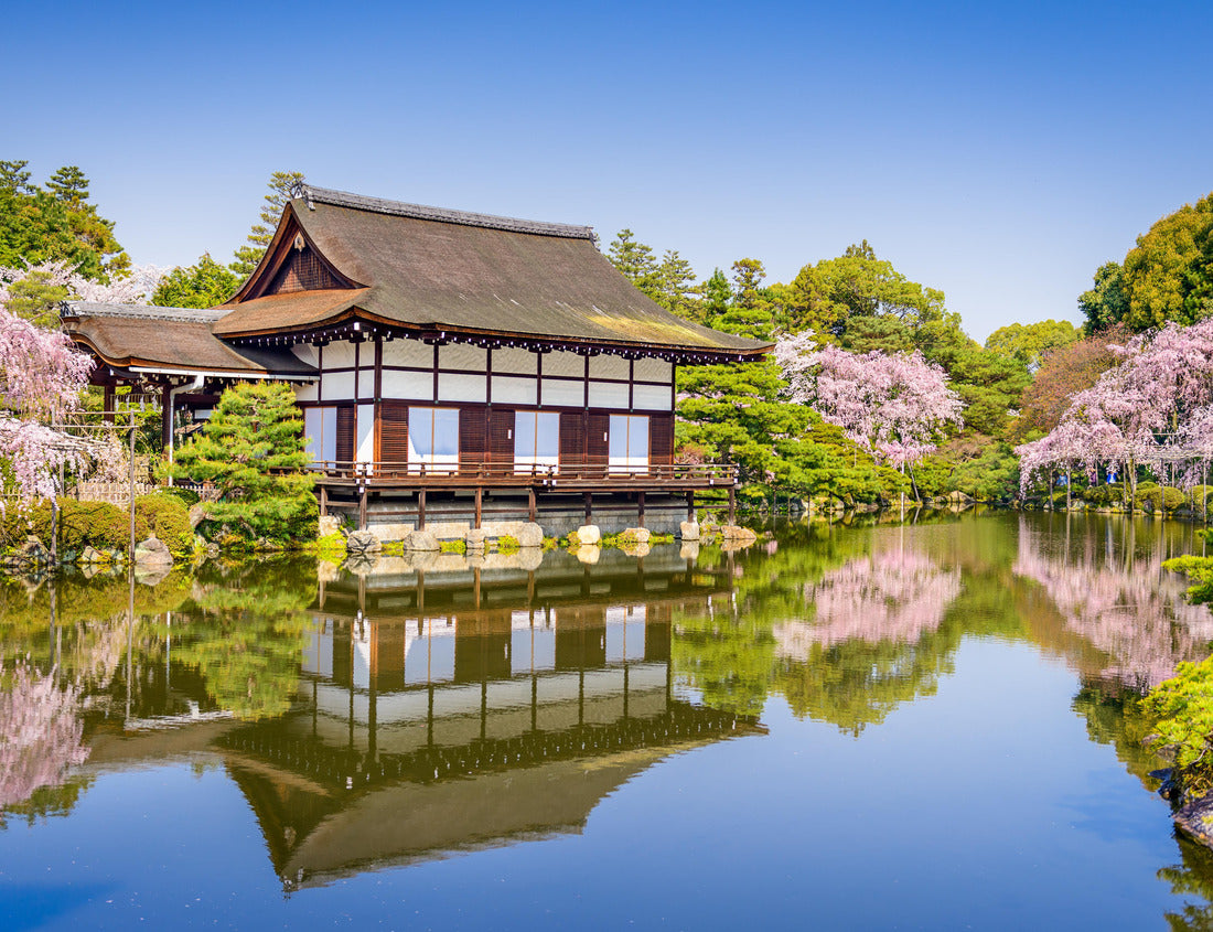 Noah Jigsaw Puzzle Kyoto, Japan spring at Heian Shrine's pond garden 1000 pieces