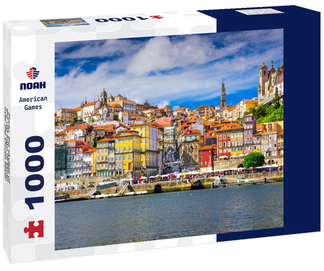 Noah Jigsaw Puzzle Porto, the skyline of the old town of Porto over the Douro River 1000 pieces