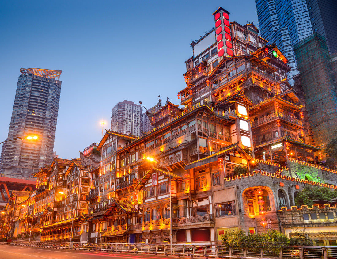 Noah Jigsaw Puzzle Chongqing, China at Hongyadong traditional district 1000 pieces