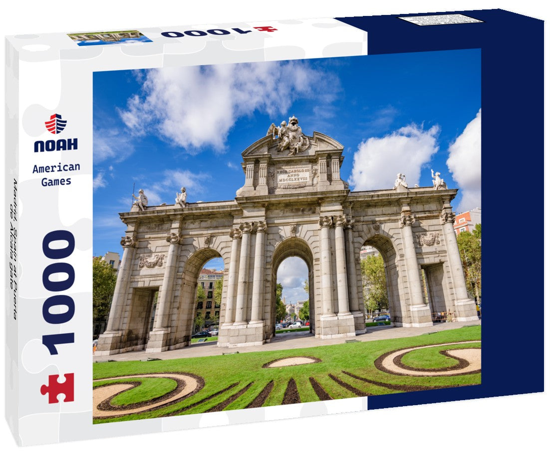 Noah Jigsaw Puzzle Madrid, Spain at Puerta de Alcala gate 1000 pieces