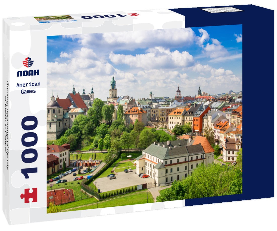 Noah Jigsaw Puzzle Summer panorama of the city of Lublin in Poland 1000 pieces