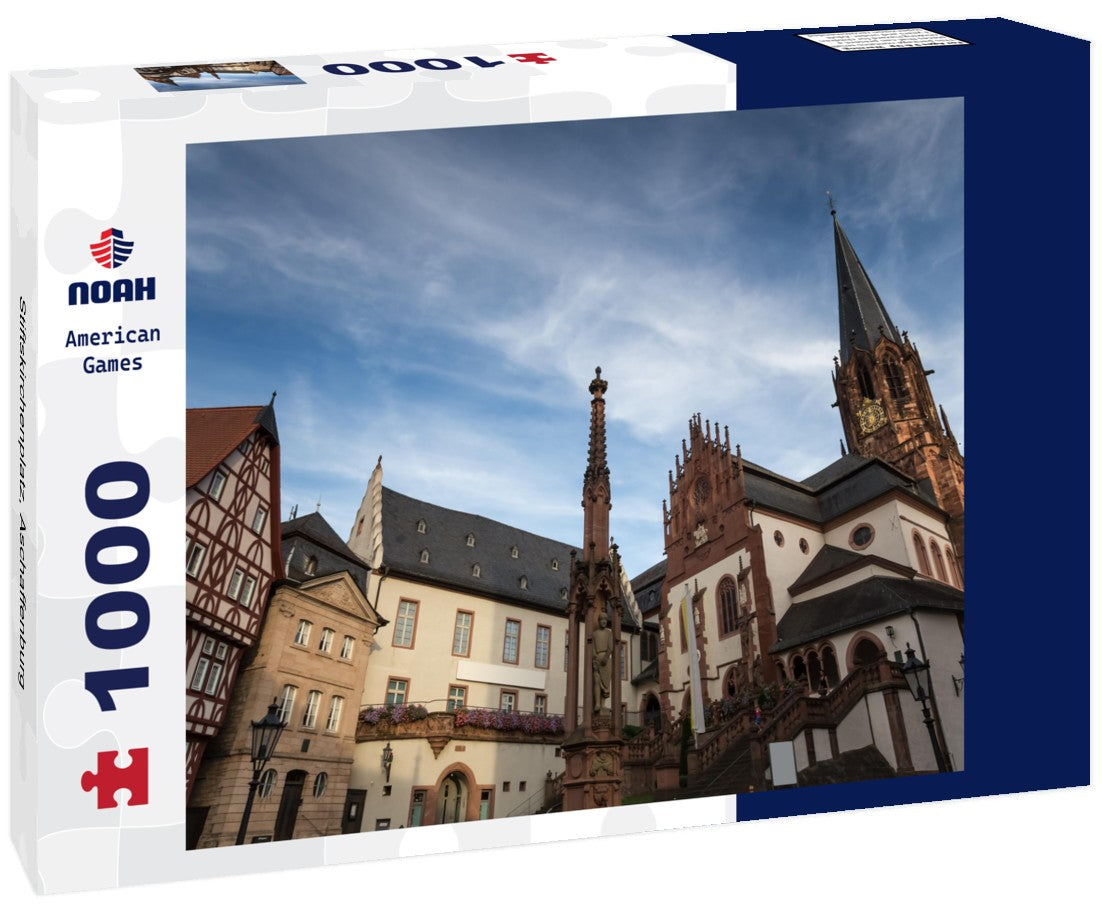 Noah Jigsaw Puzzle Stiftskirchenplatz, Aschaffenburg 1000 pieces