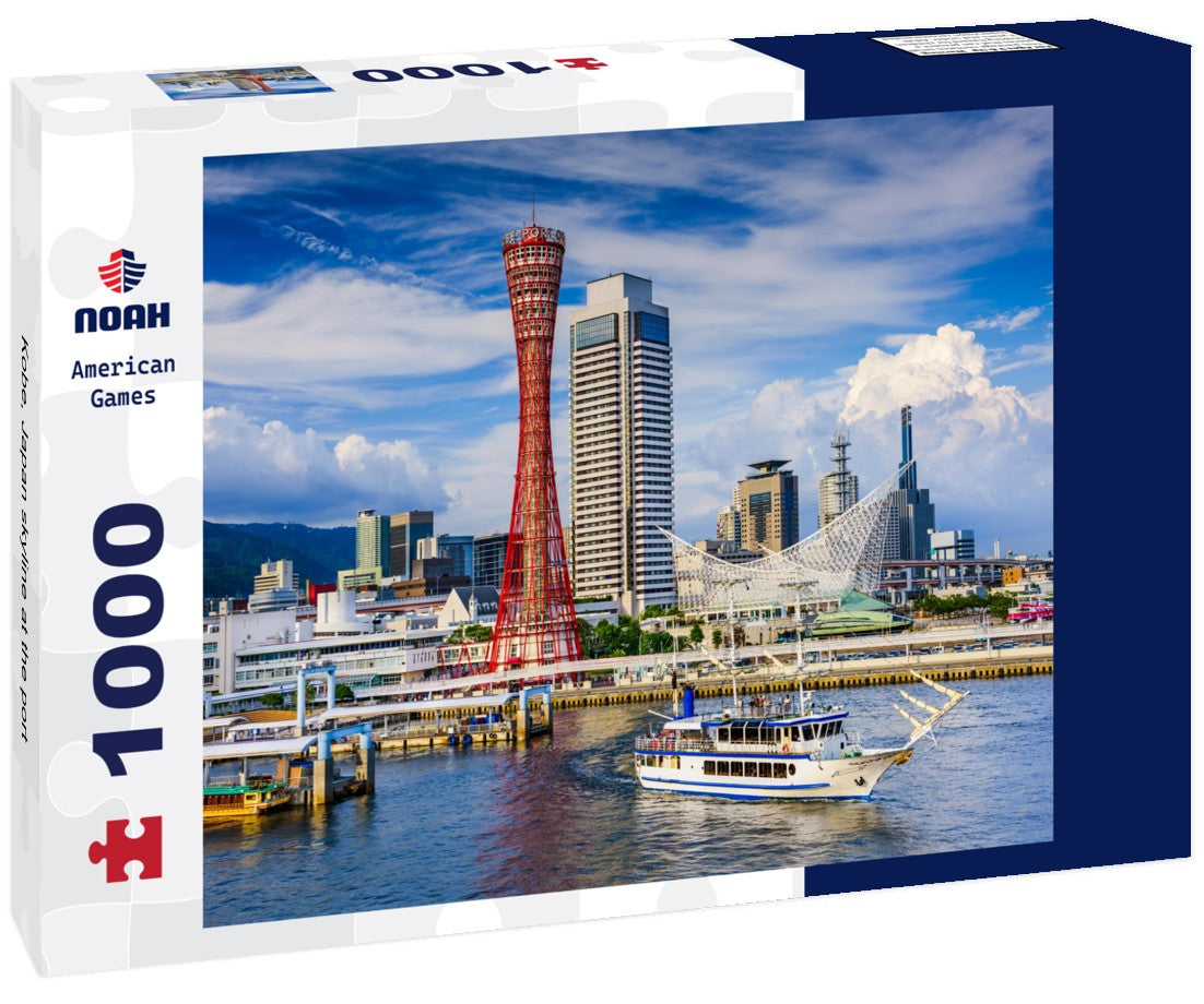 Noah Jigsaw Puzzle Kobe, Japan skyline at the port 1000 pieces