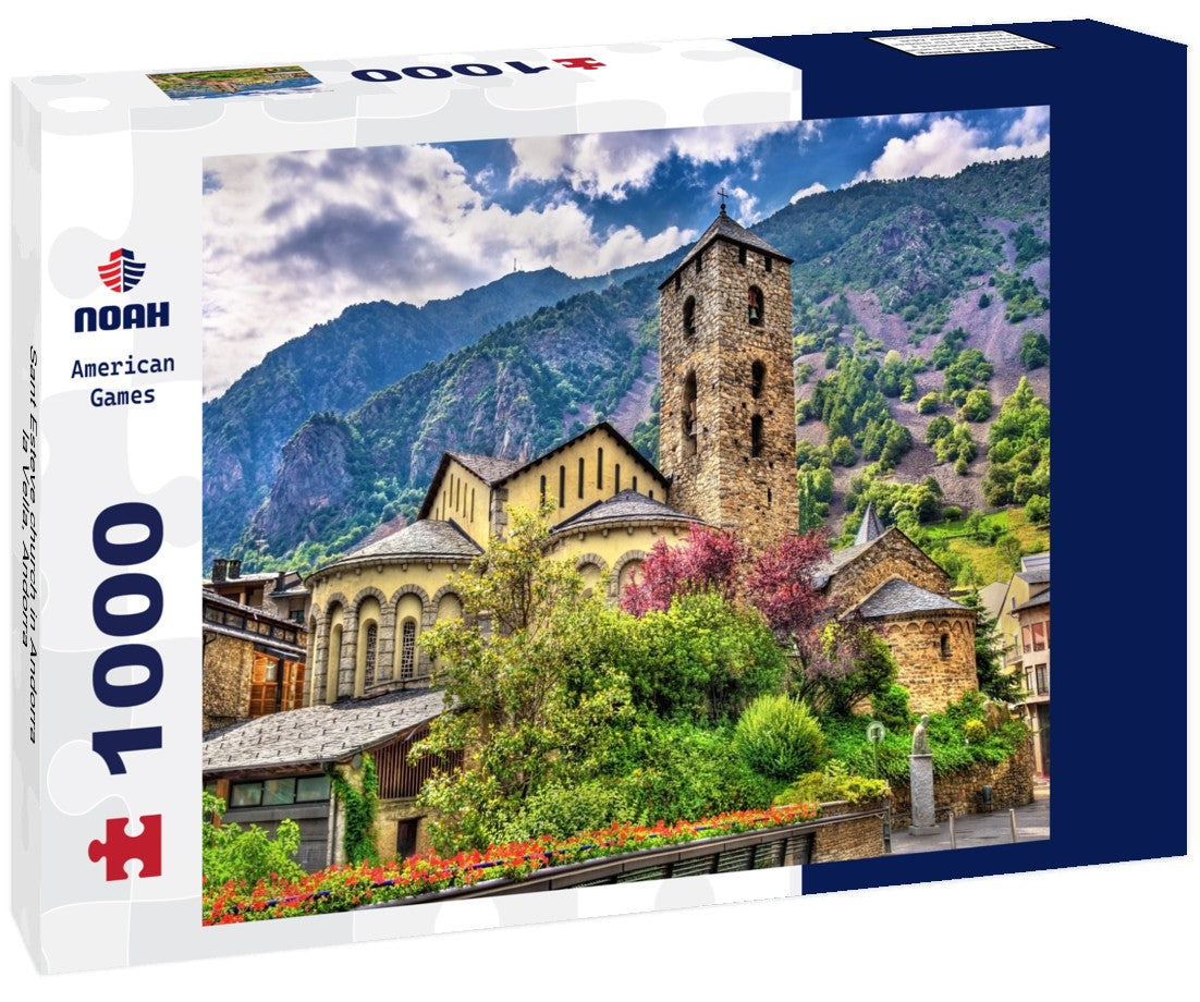 Noah Jigsaw Puzzle Sant Esteve church in Andorra la Vella, Andorra 1000 pieces