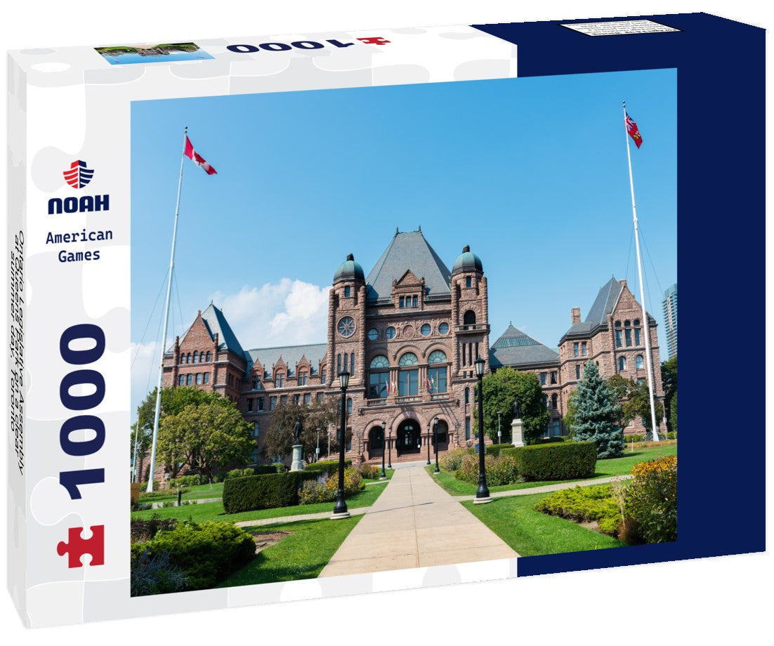 Noah Jigsaw Puzzle Ontario Legislative Assembly at Queens Park on a clear summer day, Toronto 1000 pieces