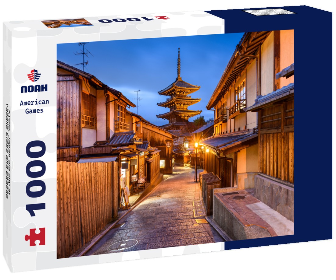 Noah Jigsaw Puzzle Kyoto, Japan old city at Yasaka Slope and pagoda 1000 pieces