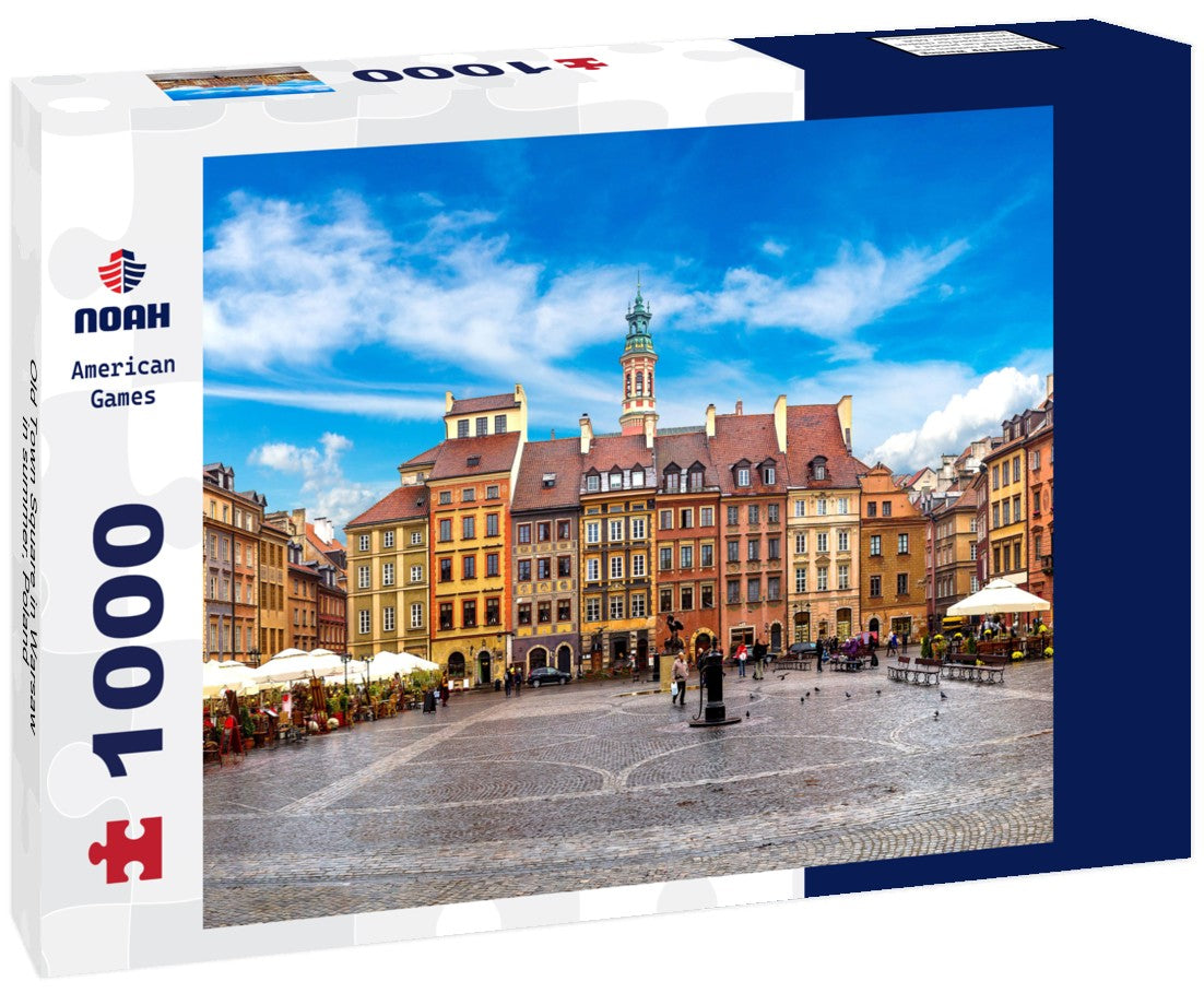 Noah Jigsaw Puzzle Old Town Square in Warsaw in summer, Poland 1000 pieces