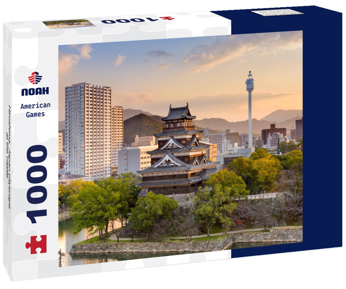 Noah Jigsaw Puzzle Hiroshima, Japan cityscape at the castle 1000 pieces