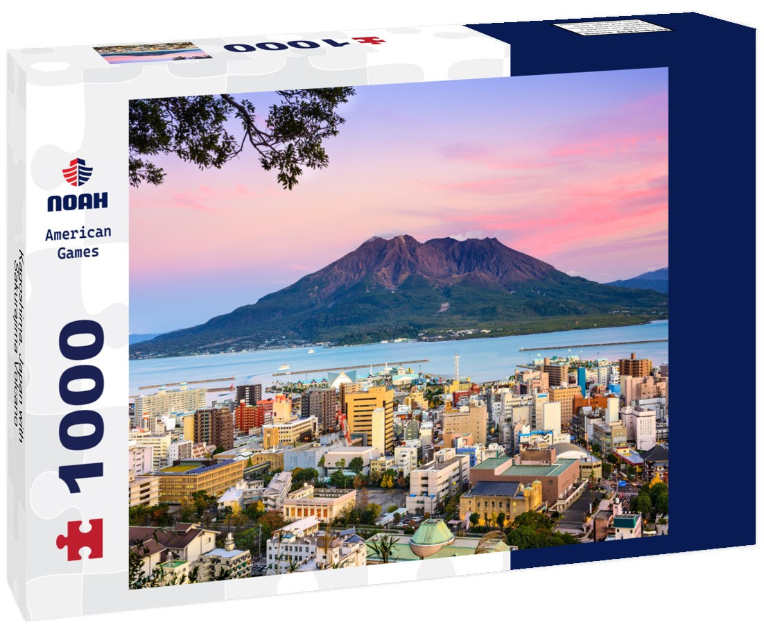 Noah Jigsaw Puzzle Kagoshima, Japan with Sakurajima Volcano 1000 pieces