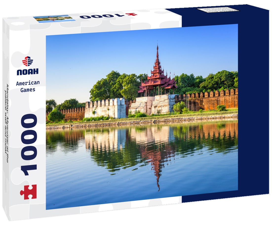 Noah Jigsaw Puzzle Mandalay, Myanmar at the palace wall and moat 1000 pieces