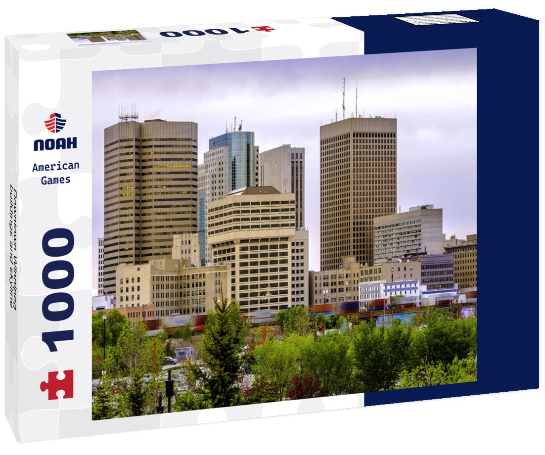 Noah Jigsaw Puzzle Downtown Winnipeg, buildings and skyline 1000 pieces