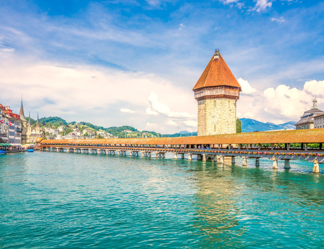 Noah Jigsaw Puzzle Chapel Bridge, Lucerne, Switzerland 1000 pieces