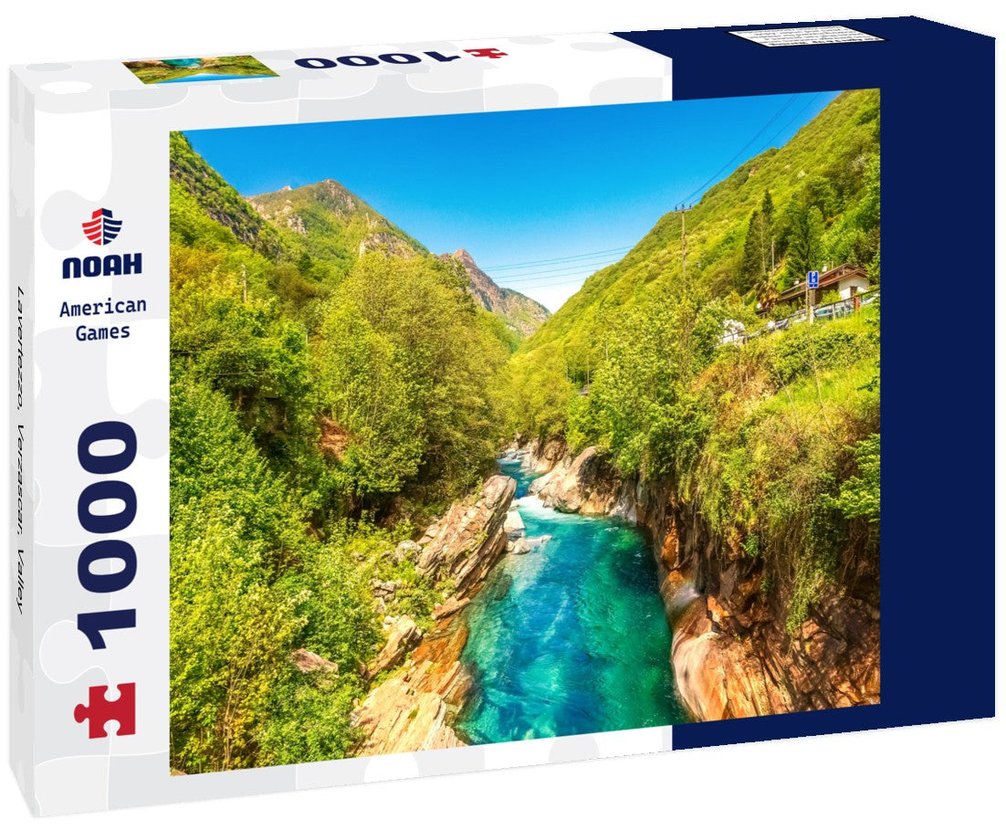 Noah Jigsaw Puzzle Lavertezzo, Verzascar, Valley 1000 pieces