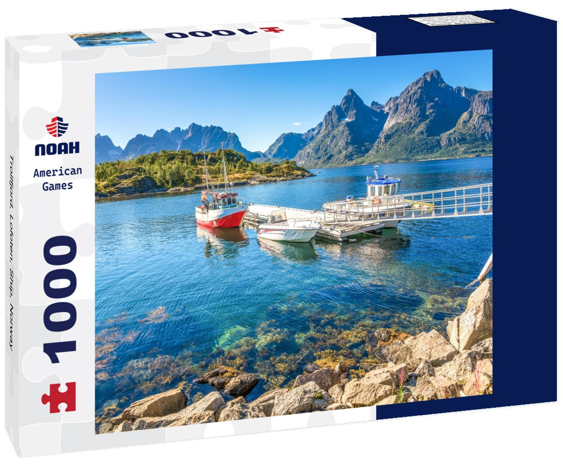 Noah Jigsaw Puzzle Trollfjord, Lofoten, Ship, Norway 1000 pieces