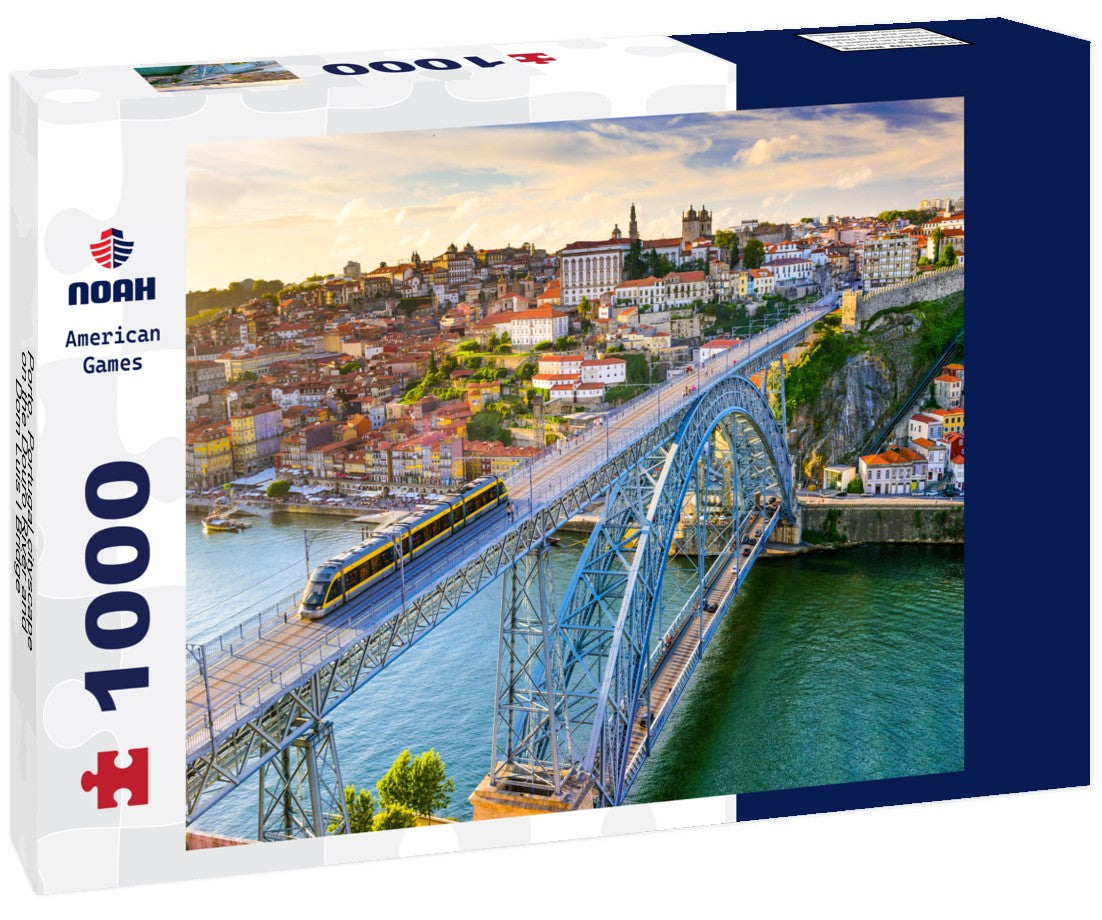 Noah Jigsaw Puzzle Porto, Portugal cityscape on the Douro River and Dom Luis I Bridge 1000 pieces