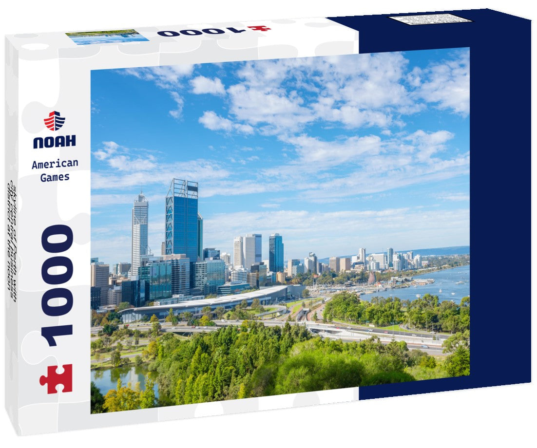 Noah Jigsaw Puzzle skyline of Perth with city central business district at the noon 1000 pieces