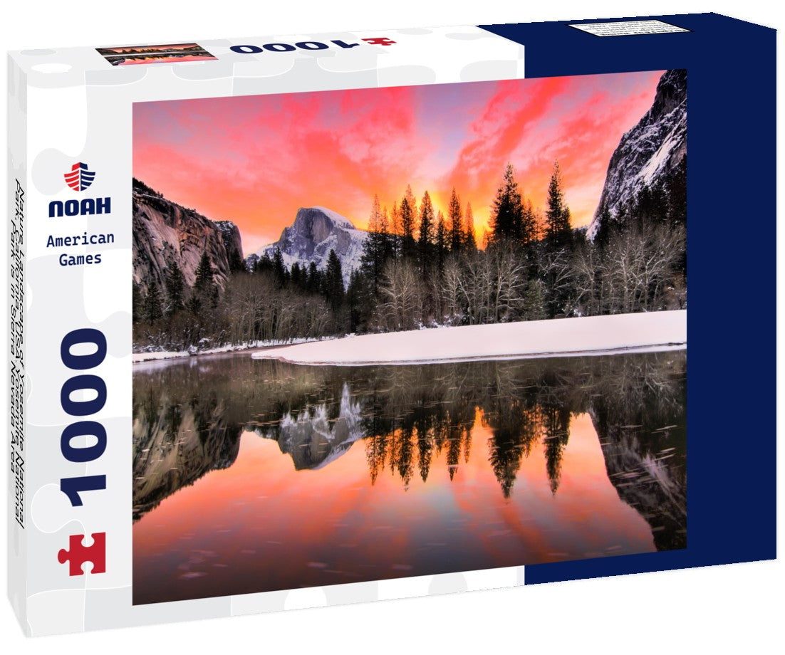 Noah Jigsaw Puzzle Nature Landscape of Yosemite National Park, California, USA.Yosemite National Park is in Sierra Nevada Area 1000 pieces