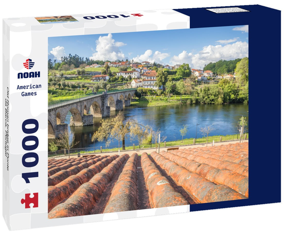 Noah Jigsaw Puzzle Old Roman bridge in Ponte da Barca, Portugal 1000 pieces