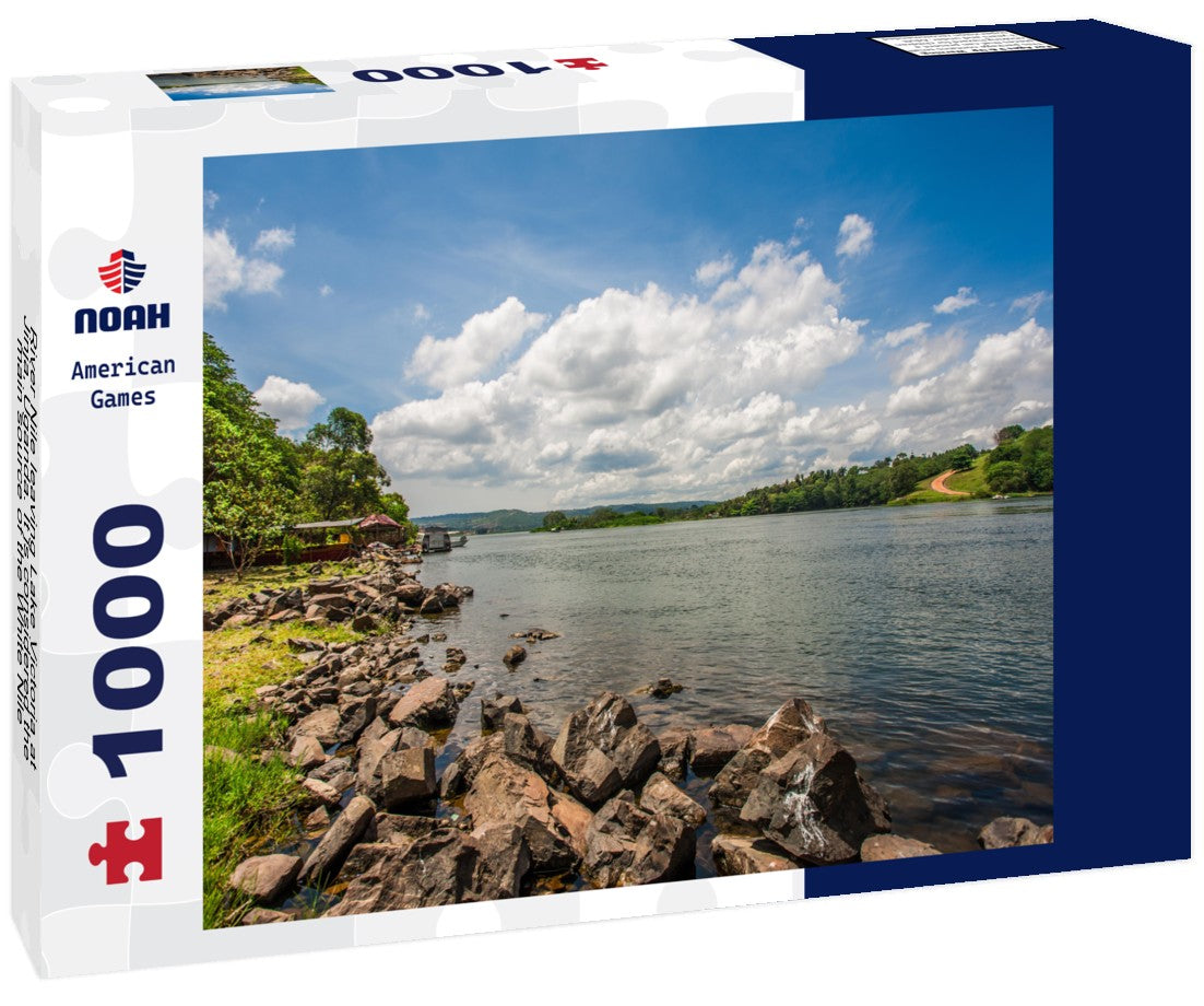 Noah Jigsaw Puzzle River Nile leaving Lake Victoria at Jinja, Uganda. It is considered the main source of the White Nile 1000 pieces