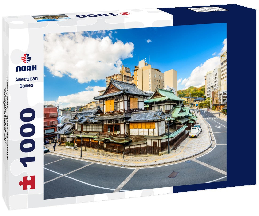 Noah Jigsaw Puzzle Matsuyama, Japan downtown at the traditional hot springs bathhouse 1000 pieces