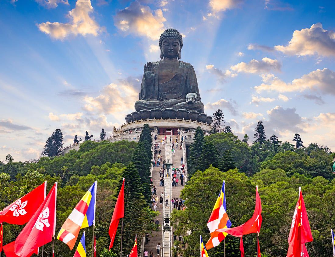 Noah Jigsaw Puzzle Big Buddha of Lantau Island in Hong Kong, China 1000 pieces
