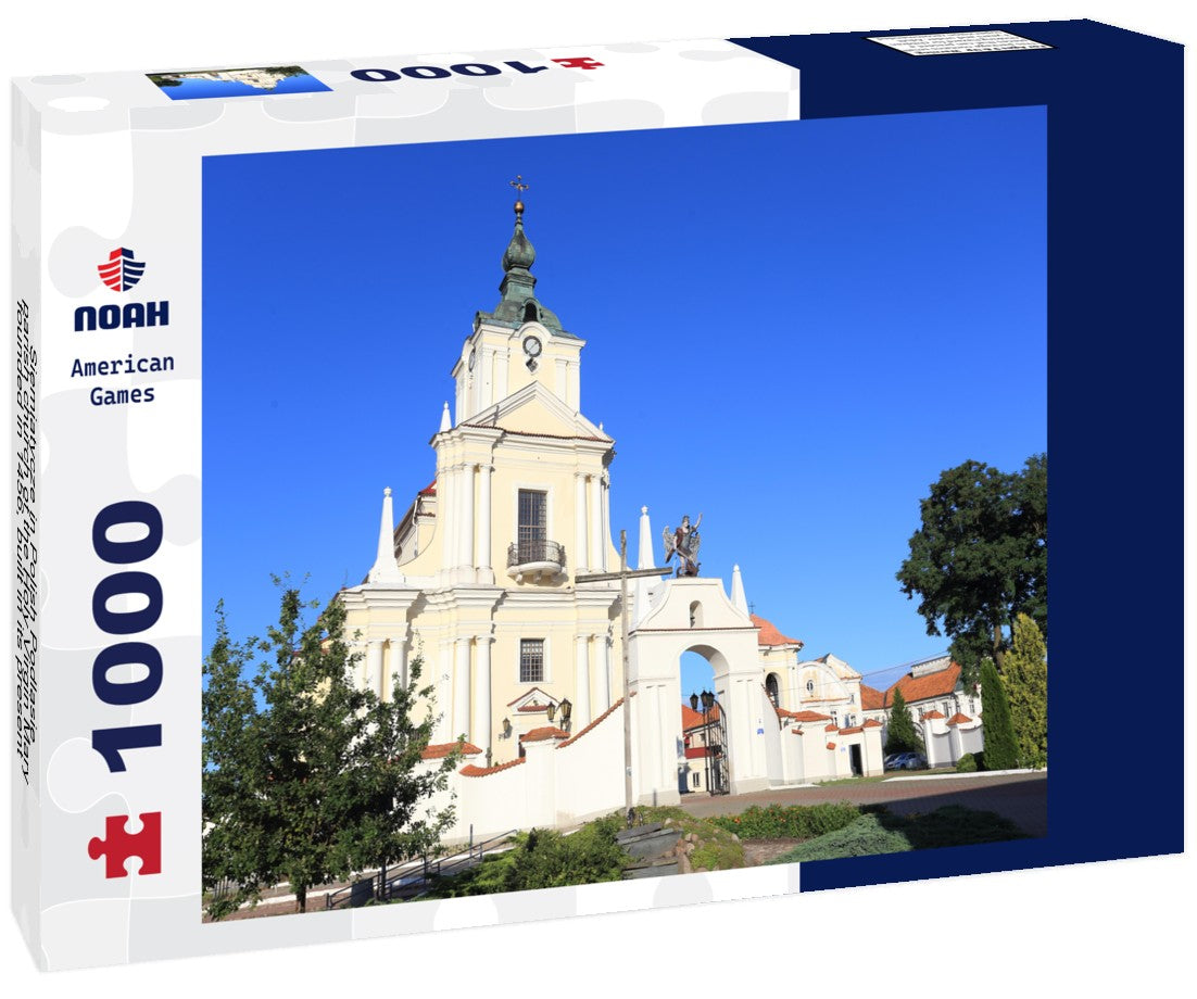 Noah Jigsaw Puzzle Siemiatycze in Polish Podlasie - parish church of the Holy Virgin Mary, founded in 1456, built in its present late baroque form from 1719 to 1727 1000 pieces