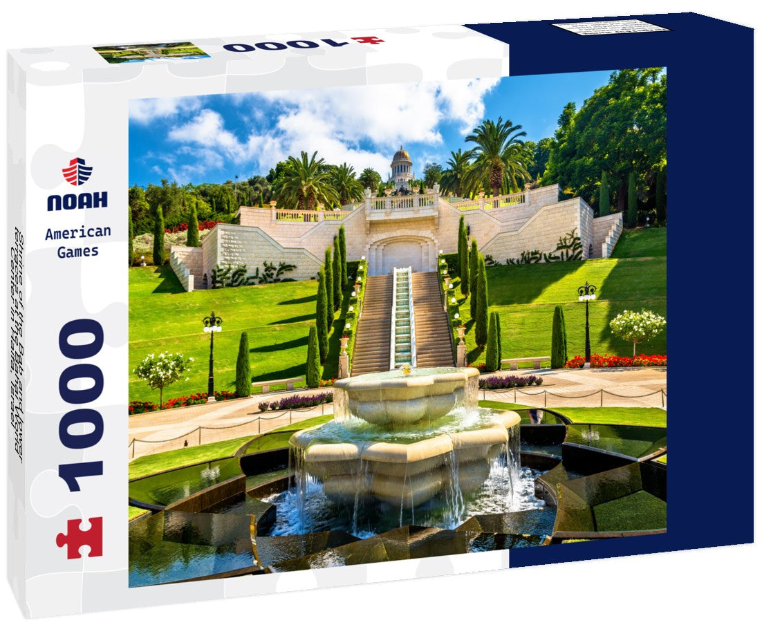 Noah Jigsaw Puzzle Shrine of the Bab and lower terraces at the Bahai World Center in Haifa, Israel 1000 pieces