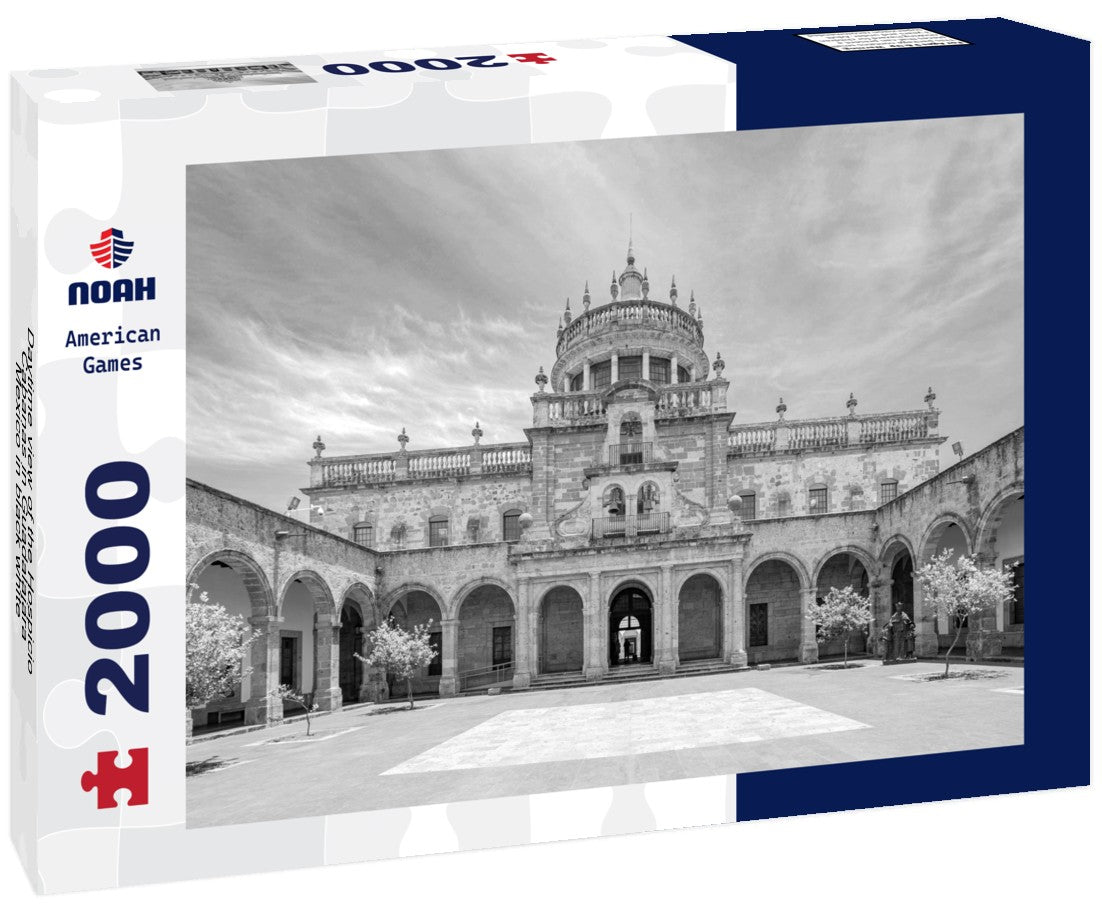 Noah Jigsaw Puzzle Daytime view of the Hospicio Cabanas in Guadalajara, Mexico in black white 2000 pieces