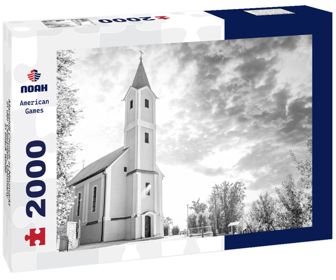 Noah Jigsaw Puzzle Mariahilf Church in Neumarkt in der Oberpfalz, Germany in black white 2000 pieces