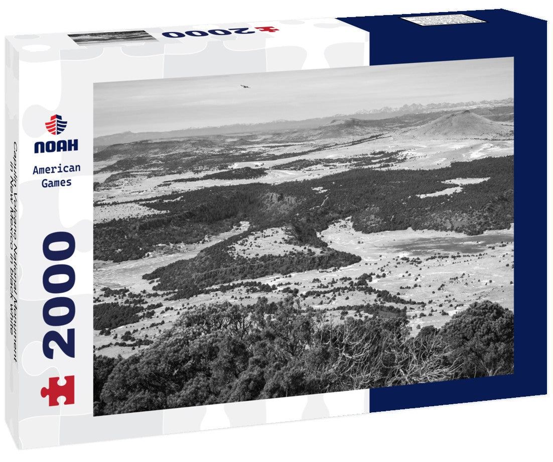 Noah Jigsaw Puzzle Capulin Volcano National Monument in New Mexico in black white 2000 pieces