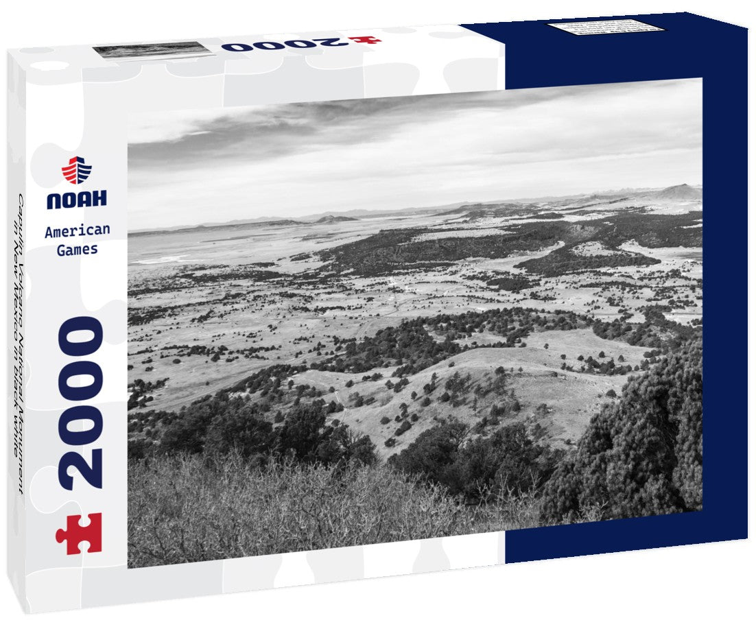Noah Jigsaw Puzzle Capulin Volcano National Monument in New Mexico in black white 2000 pieces