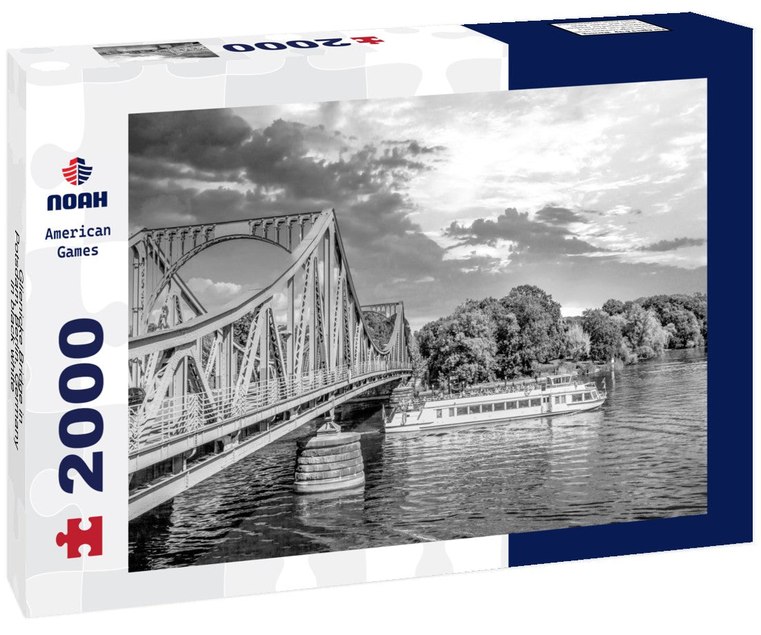 Noah Jigsaw Puzzle Glienicke Bridge in Potsdam, Berlin, Germany in black white 2000 pieces