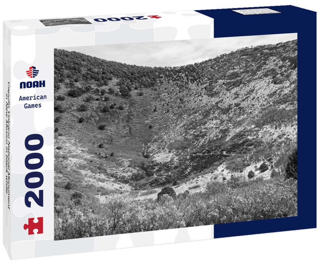 Noah Jigsaw Puzzle Capulin Volcano National Monument in New Mexico in black white 2000 pieces