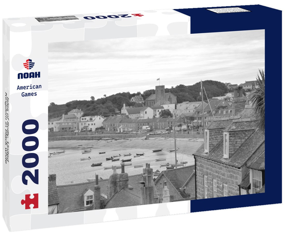 Noah Jigsaw Puzzle Isles of Scilly, United Kingdom in black white 2000 pieces