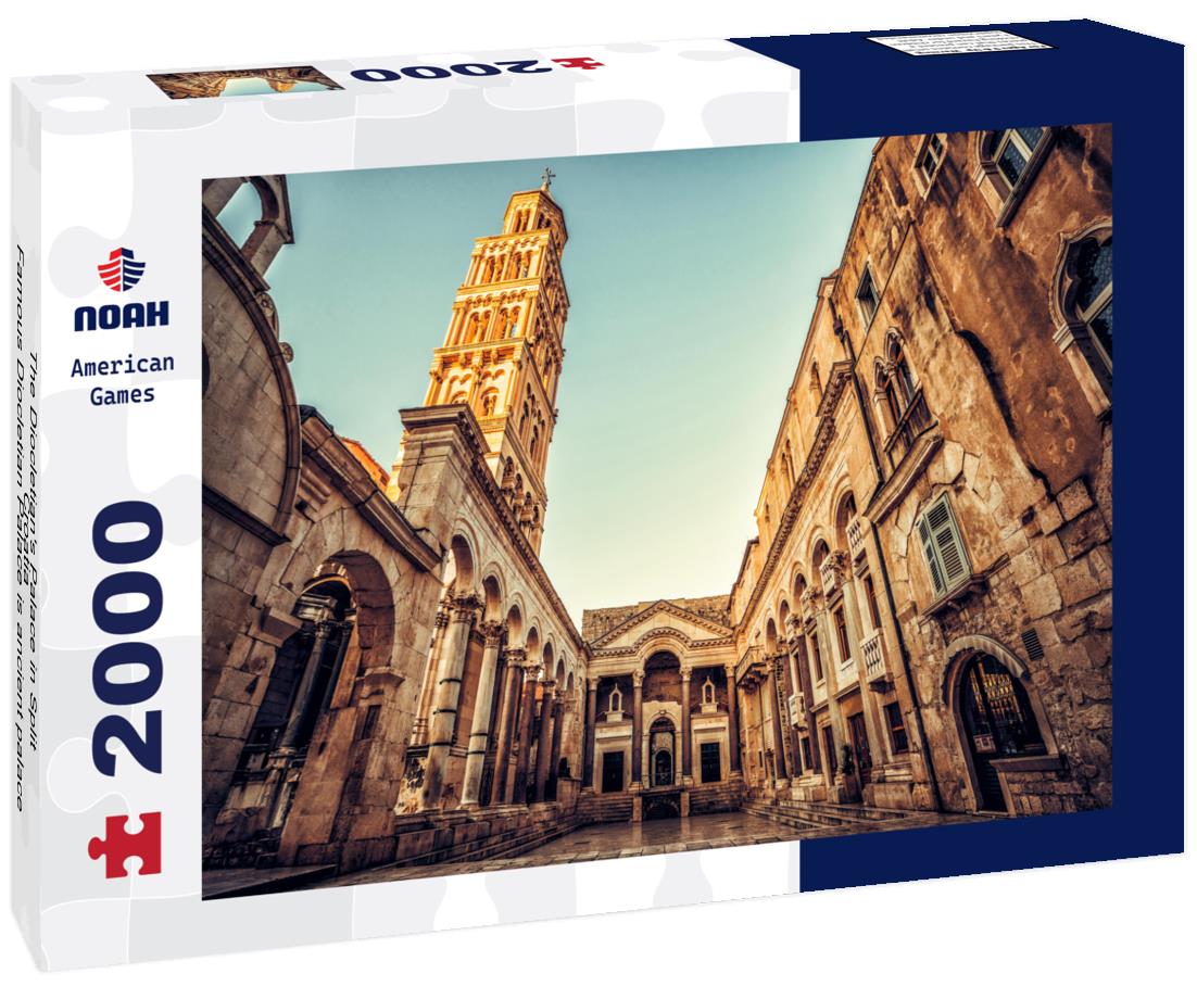Noah Jigsaw Puzzle The Diocletian's Palace in Split, Croatia - Famous Diocletian Palace is ancient palace built for Emperor Diocletian in historic center of Split, Croatia 2000 pieces