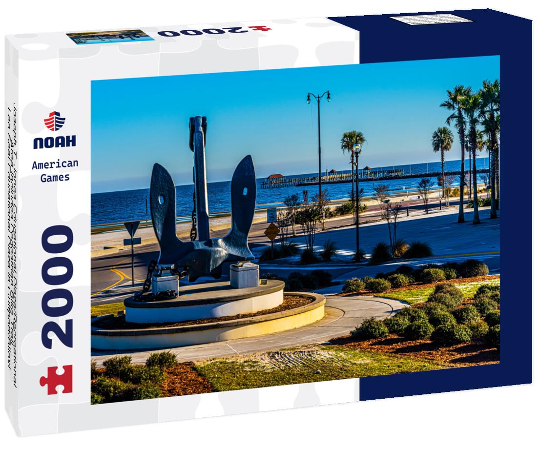 Noah Jigsaw Puzzle Joseph T. Jones Educational Plaza/Recreational Area includes Pedestrian Bike Trail, Leo Seal Educational Plaza in Gulfport/Biloxi Mississippi area 2000 pieces