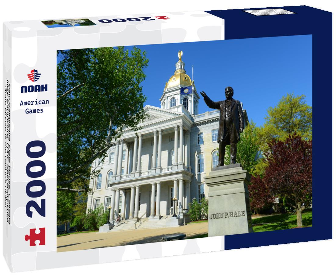 Noah Jigsaw Puzzle New Hampshire State House, Concord, New Hampshire, USA. New Hampshire State House is the nation's oldest state house, built in 1816 - 1819 2000 pieces