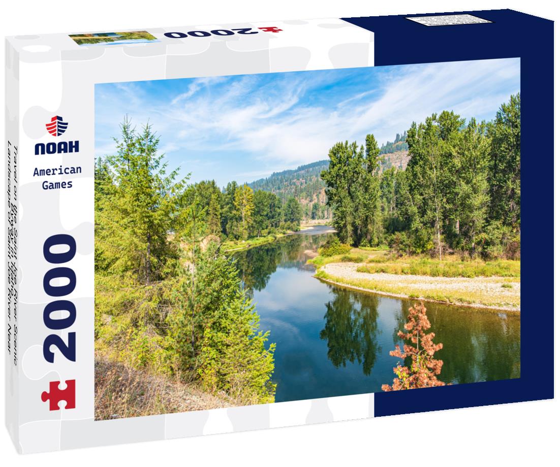 Noah Jigsaw Puzzle Travel on the Saint Joe River Scenic Byway in Idaho - Landscape of Saint Joe River Near Huckleberry Campground in Shoshone County Idaho-8 2000 pieces