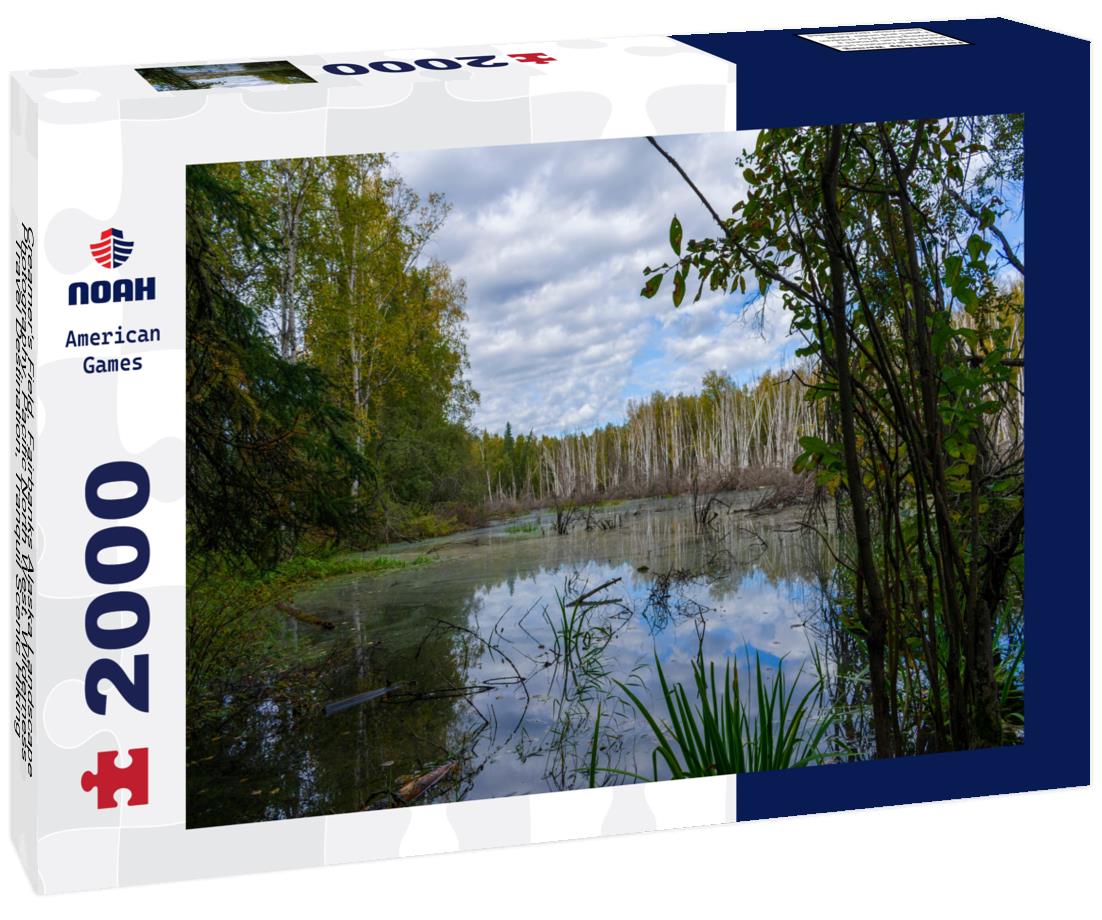 Noah Jigsaw Puzzle Creamer's Field, Fairbanks Alaska Landscape Photography, Pacific North West, Wilderness Travel Destination, Tranquil Scenic Hiking 2000 pieces