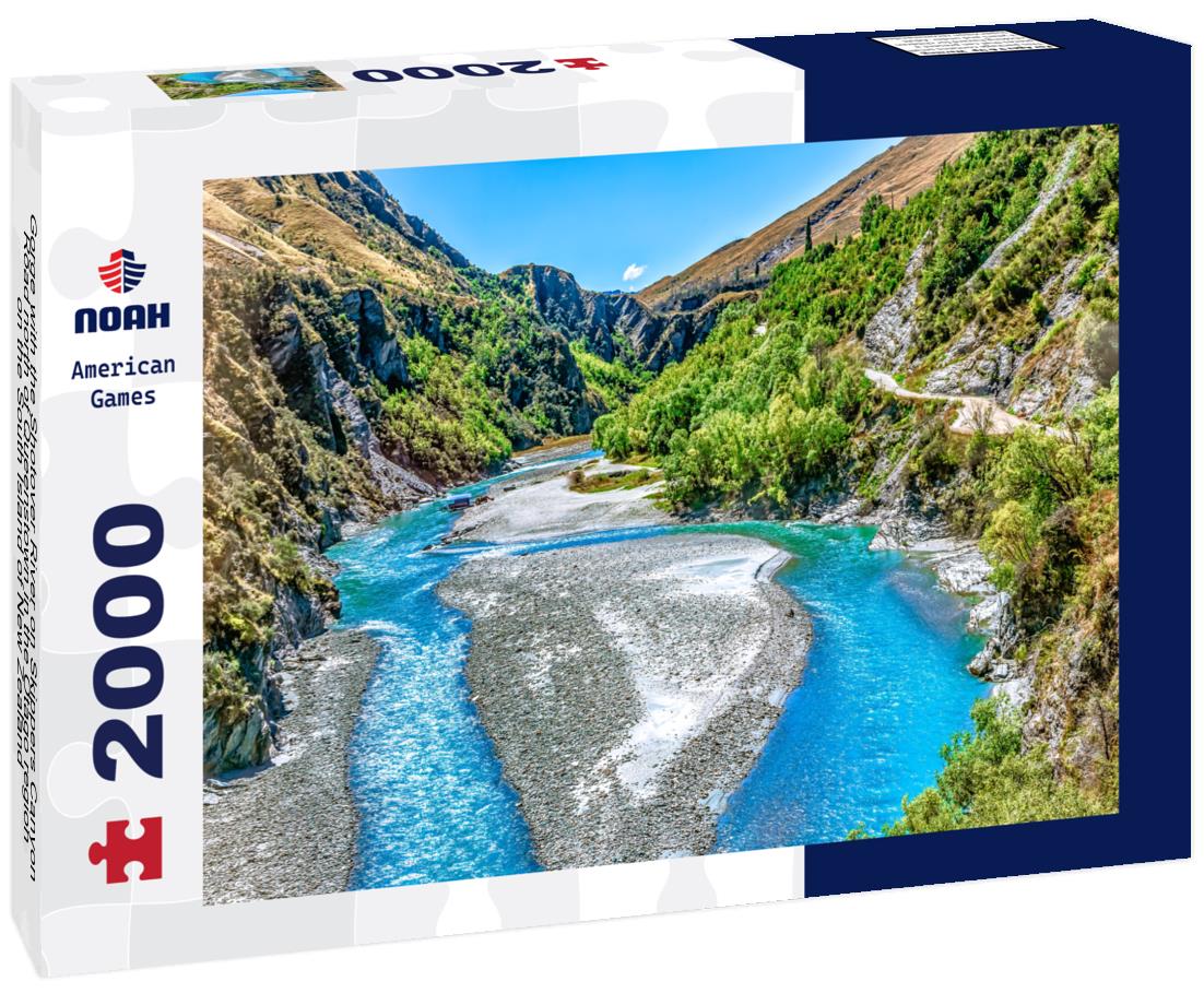 Noah Jigsaw Puzzle Gorge with the Shotover River on Skippers Canyon Road north of Queenstown in the Otago region on the South Island of New Zealand 2000 pieces
