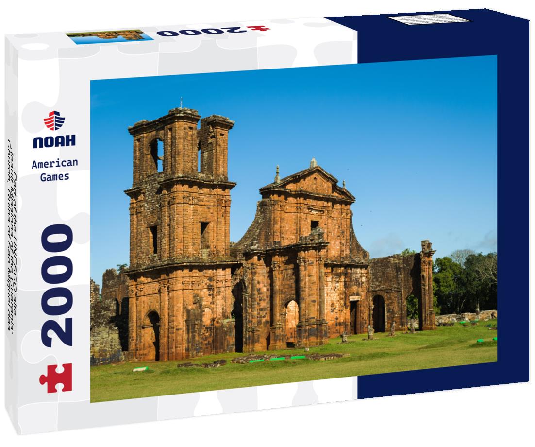 Noah Jigsaw Puzzle Part of the UNESCO site - Jesuit Missions of the Guaranis: Church, Ruins of Sao Miguel das Missoe, Rio Grande do Sul, Brazil 2000 pieces