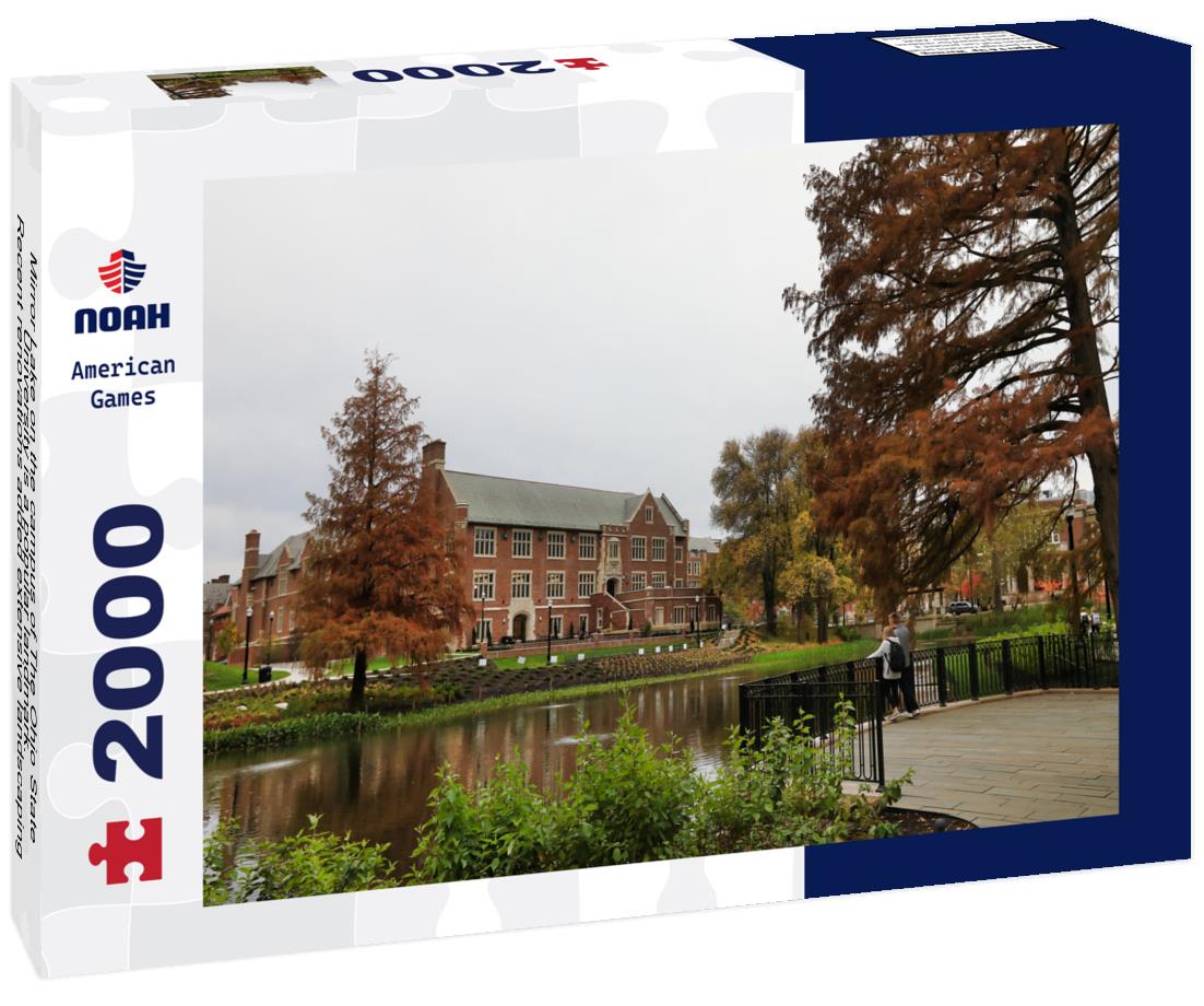 Noah Jigsaw Puzzle Mirror Lake on the campus of The Ohio State University is a popular landmark. Recent renovations added extensive landscaping 2000 pieces