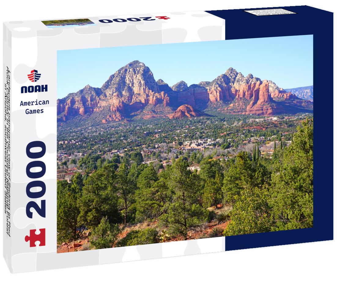 Noah Jigsaw Puzzle Landscape panoramic view of Sedona in Red Rock Country in the Coconino National Forest in Arizona, southwest United States 2000 pieces